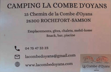 Camping la combe d'oyans